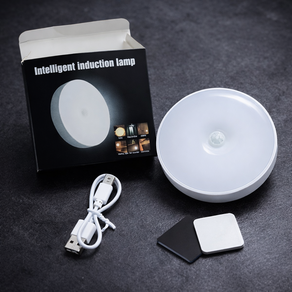Intelligent Induction Lamp Smart Motion Sensor Rechargeable Wireless Night Light l Sensor With Button