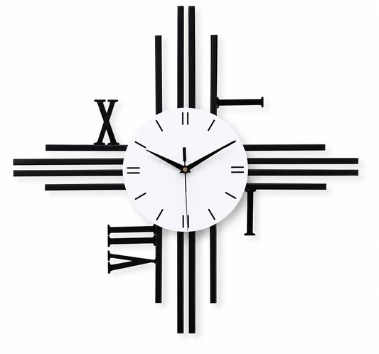1905 Vintage Wall Clock Elegant Silent Wall Decor for Living Room, Office & Bedroom
