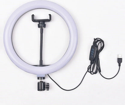 26CM LED Ring Light with Phone Holder & 7Ft Adjustable Tripod Stand | Dimmable Ring Light for Video Shooting, Photography, Live Streaming, Makeup & TikTok