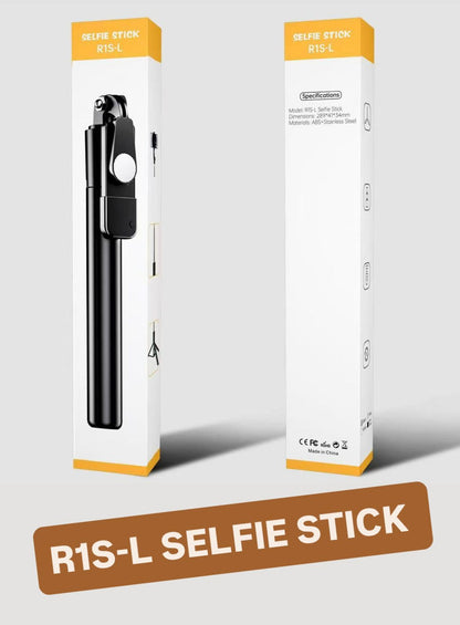 4-in-1 Bluetooth Selfie Stick Tripod with LED Fill Light & Wireless Remote | Extendable Phone Holder for iPhone & Android