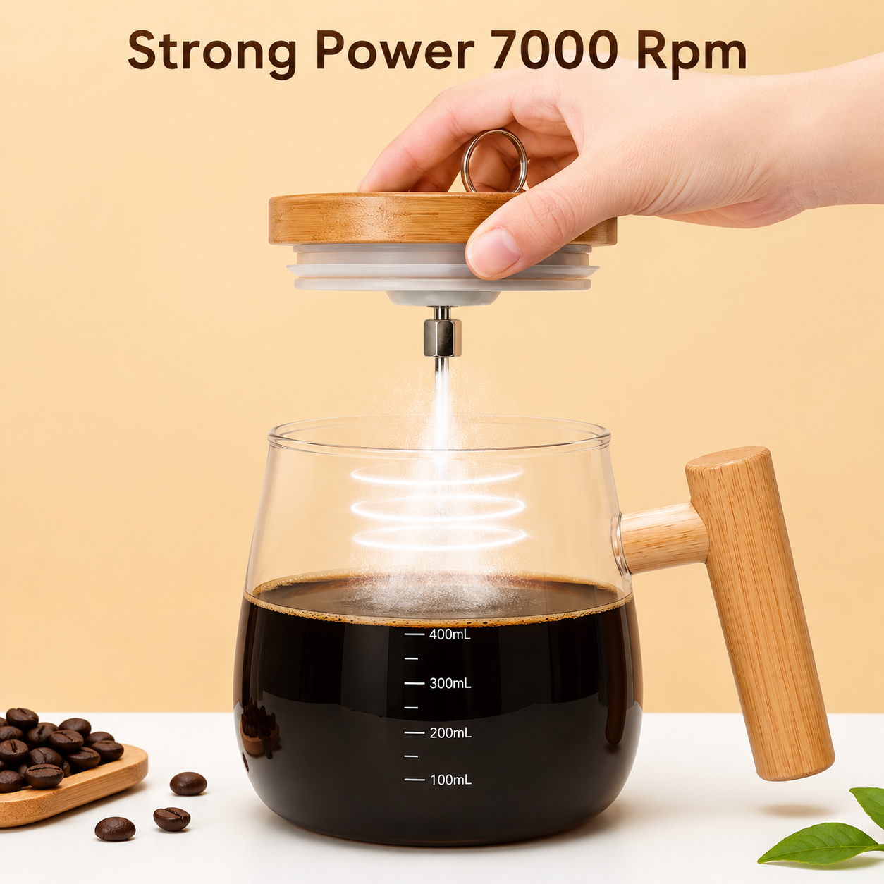 Self Stirring Coffee Mug Automatic Electric Mixing Cup for Coffee, Tea, Hot Chocolate & Protein Drinks