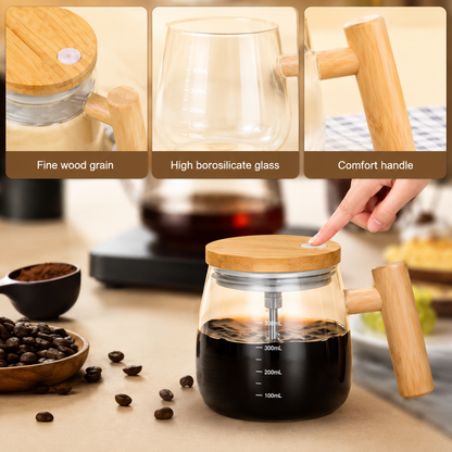 Self Stirring Coffee Mug Automatic Electric Mixing Cup for Coffee, Tea, Hot Chocolate & Protein Drinks