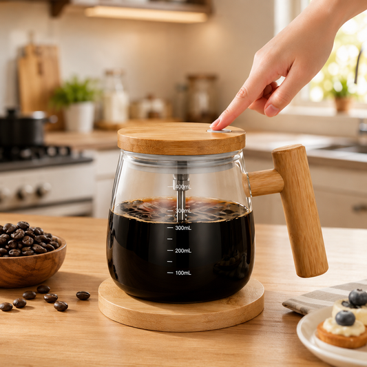 Self Stirring Coffee Mug Automatic Electric Mixing Cup for Coffee, Tea, Hot Chocolate & Protein Drinks