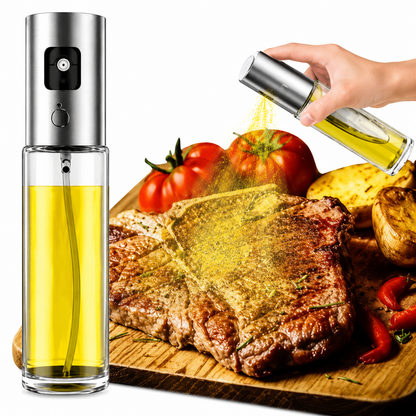 100ml Oil Spray Bottle Refillable Olive Oil Sprayer for Cooking, Air Fryer, BBQ, Salad & Kitchen Use