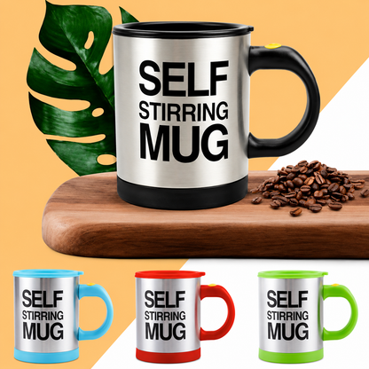 Self Stirring Coffee Mug Automatic Electric Mixing Cup for Coffee, Tea, Hot Chocolate & Protein Drinks