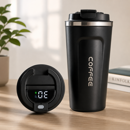 Smart Temperature Display Coffee Tumbler Stainless Steel Vacuum Insulated Travel Mug with LED Temperature Screen