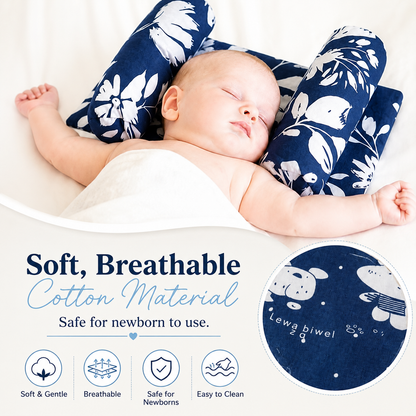 Baby Head Shaping Pillow Adjustable Memory Foam Pillow for Flat Head Prevention