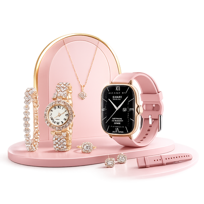 A58 Plus 6 in 1 - Smartwatch For Women | Best Quality Smart Watch For Girls | Perfect For Gift - Random Color