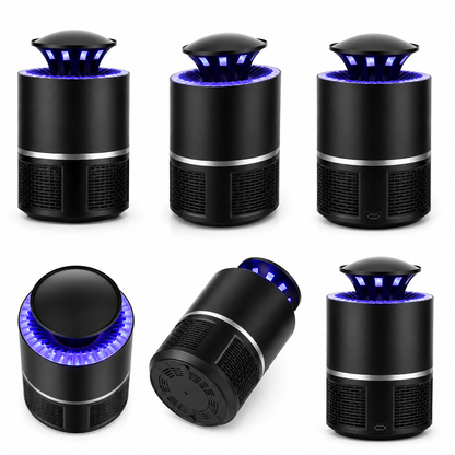 USB Rechargeable UV Mosquito Killer Lamp LED Night Light Indoor Insect Trap for Bedroom, Home & Office