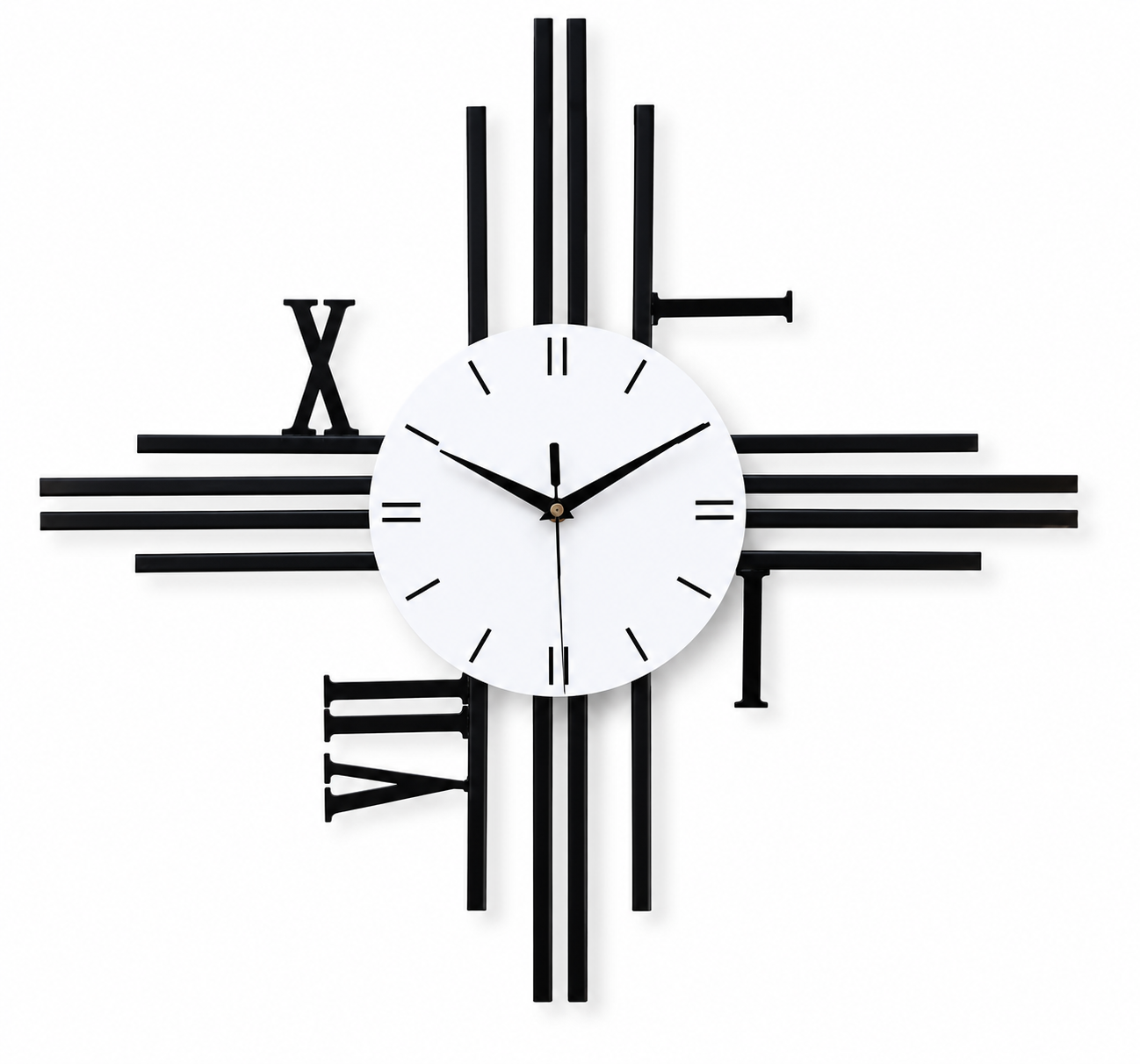 1905 Vintage Wall Clock Elegant Silent Wall Decor for Living Room, Office & Bedroom