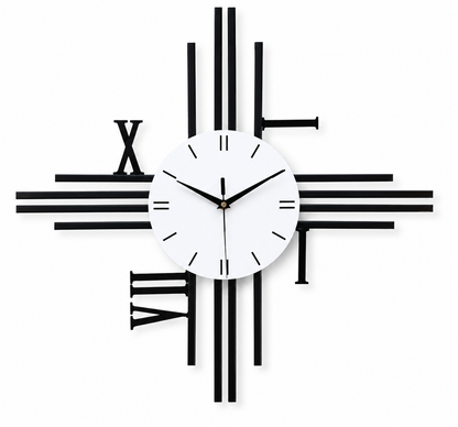 1905 Vintage Wall Clock Elegant Silent Wall Decor for Living Room, Office & Bedroom