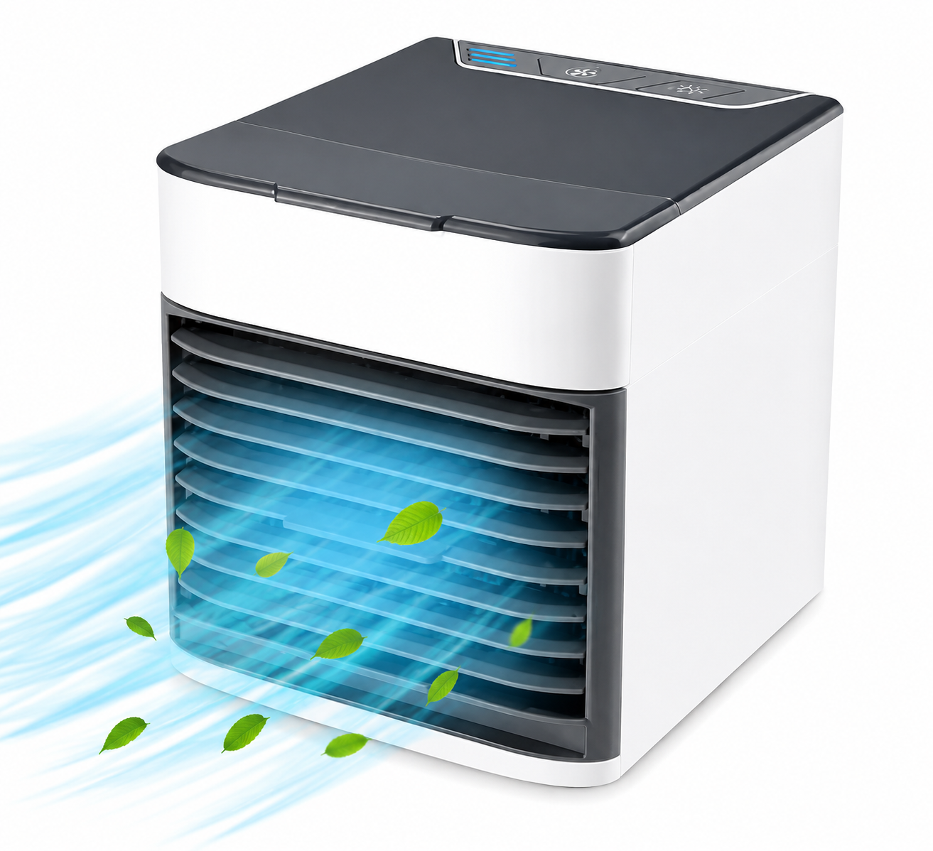 Air Cooler Pro Portable Personal Air Conditioner USB Mini Evaporative Cooler Fan for Home, Office & Bedroom