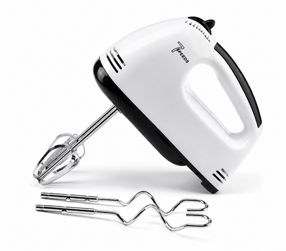7 Speed Electric Hand Mixer Portable Kitchen Egg Beater, Dough Mixer & Baking Whisk for Cakes, Cream & Batter